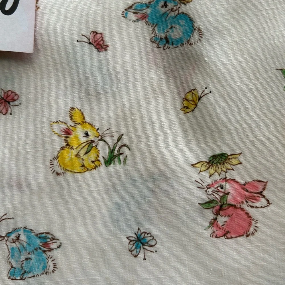 Colorful Easter Egg and Floral Fabric Bundle